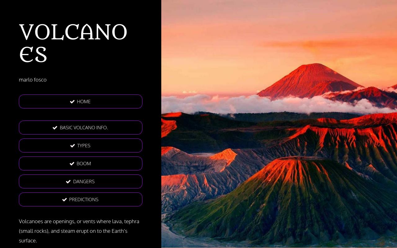 Carrd profile picture for @volcanoes